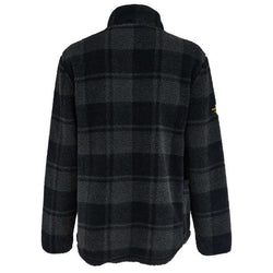 DeWalt Deansway 1/4 Zip Check Printed Sherpa Fleece