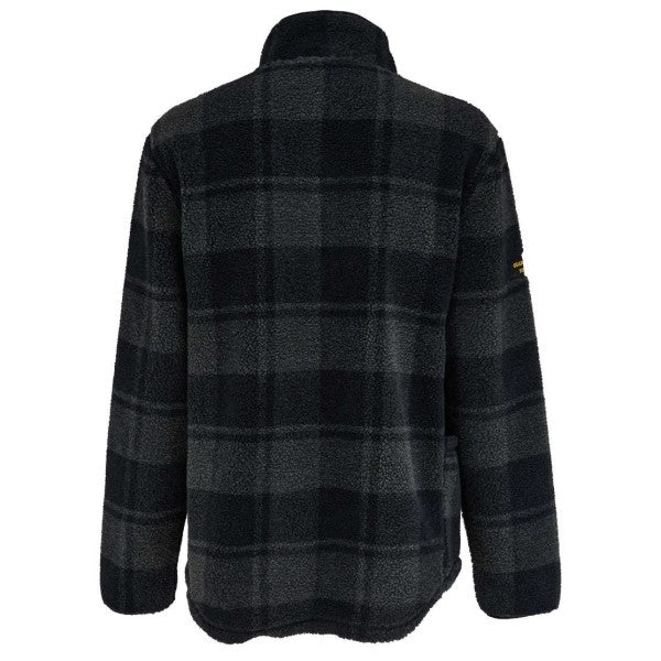 DeWalt Deansway 1/4 Zip Check Printed Sherpa Fleece - Image 2