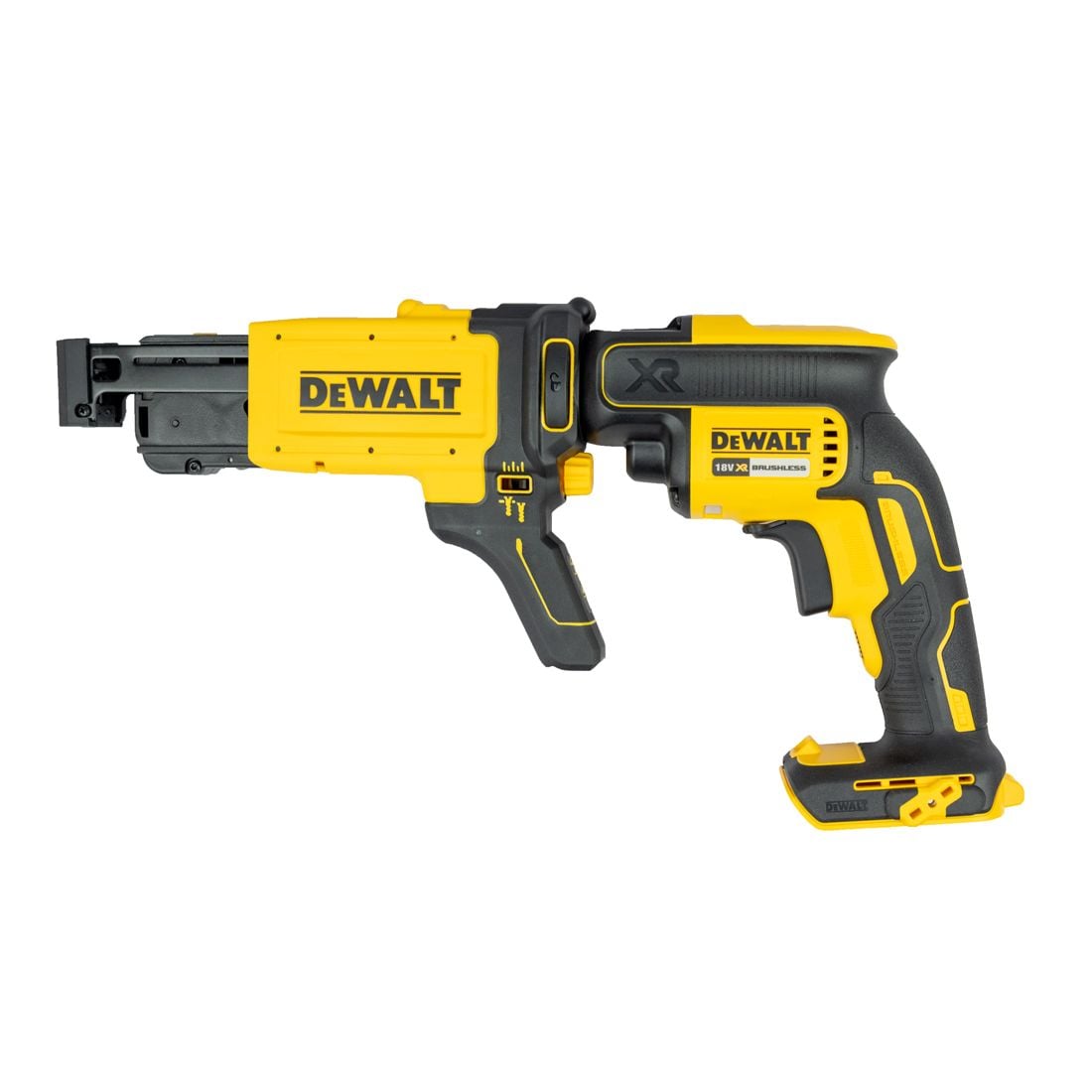 DeWalt power tool on a white background