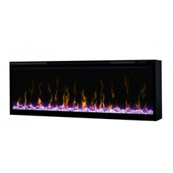 Dimplex 50" Ignite Frameless Electric Fireplace with realistic flames, sleek design - available at Keans Claremorris