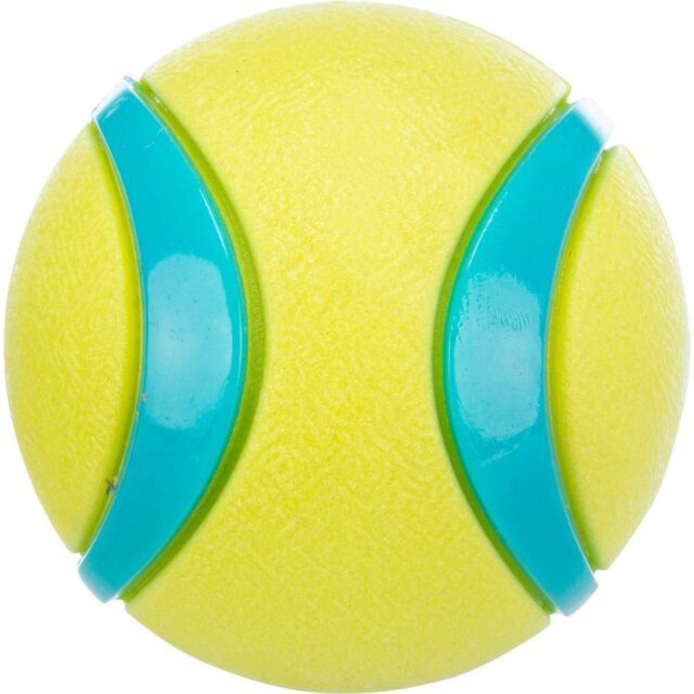 Thermoplastic rubber ball, 6cm diameter, floats for active play, durable design by Keans Claremorris.