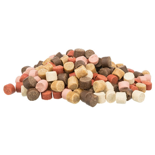 Junior Puppy Soft Snack Dots treat for puppies, soft texture, perfect training snack – available at Keans Claremorris.