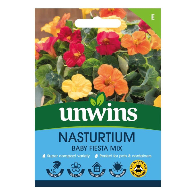 Nasturtium Baby Fiesta Mix - Image 1