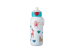 Mepal 400ml pop-up drinking bottle with animal print, leakproof, dishwasher safe, easy for kids – Keans Claremorris