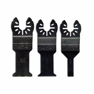 Dewalt DT20713-QZ 3-piece multi-material cutting blade set for wood, nails, drywall, PVC – compatible with oscillating tools