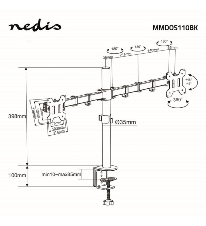 Dual Monitor Desk Mount 15''-32''| 419203 - Image 5