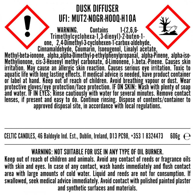 Lumiere Range - 250ml Diffuser - Dusk (Crepuscule) - Image 3