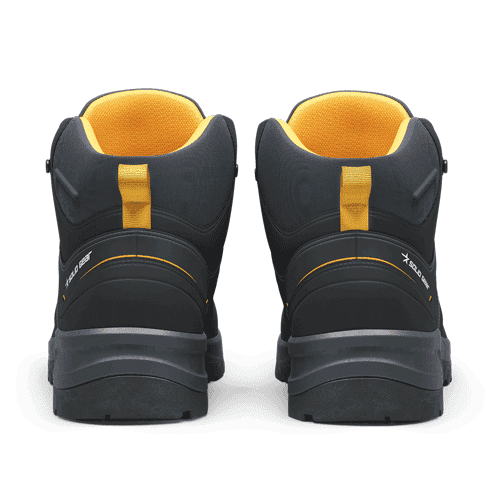 Snickers Solid Gear Essence Mid S3S black work shoes, size 42/8, durable safety footwear – Keans Claremorris