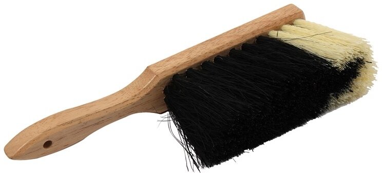 Bannister Brush B/W Lacquered Fibre