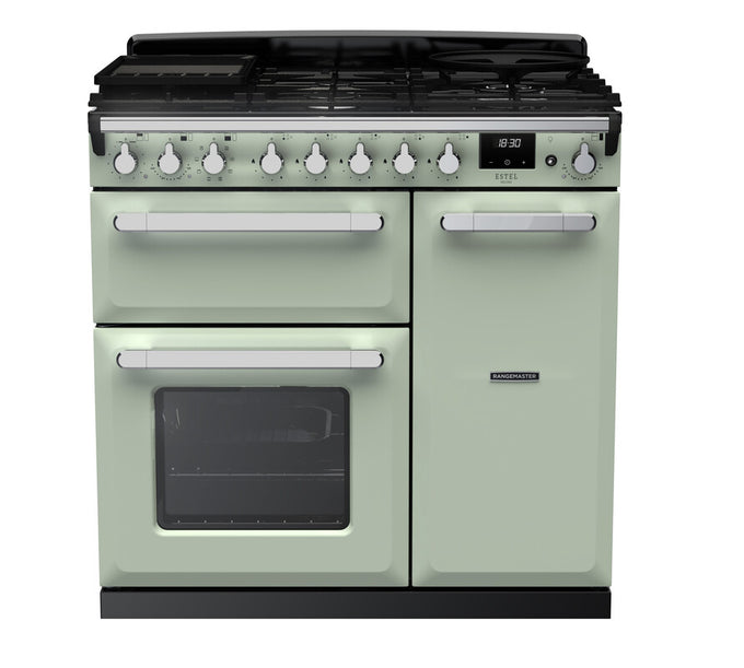 Rangemaster Dual Fuel Estel Deluxe 90cm Chrome Trim - Image 7