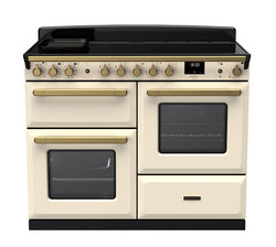 Rangemaster Induction Estel Deluxe 110cm Antique Brass Trim