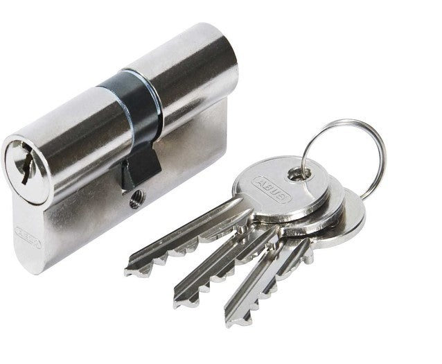 Abus Euro Cylinder 35/45 lock cylinder for doors, durable security hardware available at Keans Claremorris.