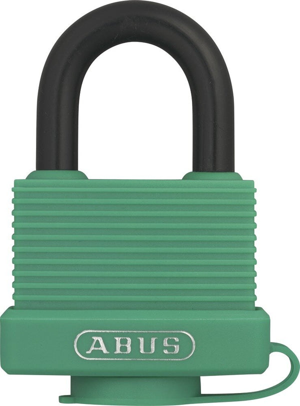 Abus Vinyl Coated Weatherproof Padlock, rust-resistant, pick- and drill-proof, secure outdoor lock – Keans Claremorris