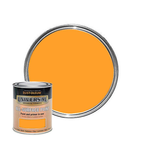 Painters Touch Universal Sunset Orange 750ml paint and primer all-in-one, durable coverage – available at Keans Claremorris.