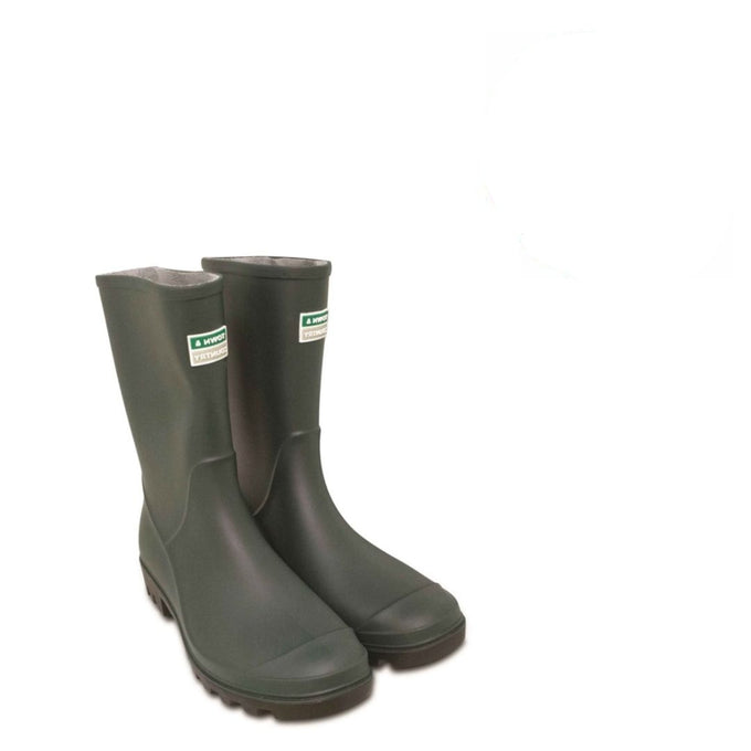 Eco Essentials Half Length Wellingtons made from recycled materials, flexible heels, deep treads, wide calf – Keans
