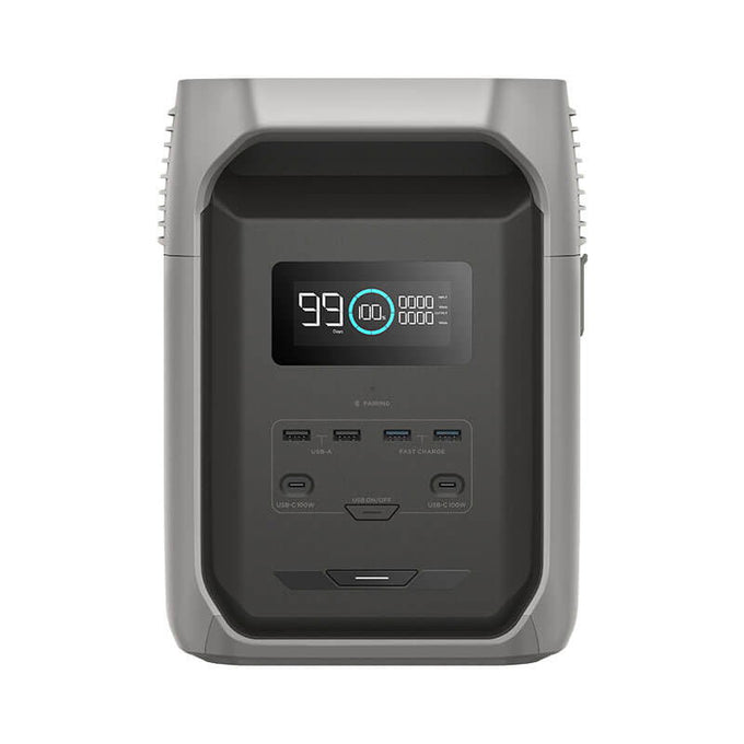 EcoFlow DELTA 3 portable power station 1536Wh capacity, 1800W output, 500W solar input - Keans Claremorris