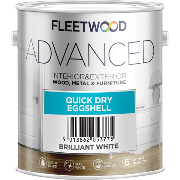 Fleetwood Advanced Quick Dry Eggshell 5ltr