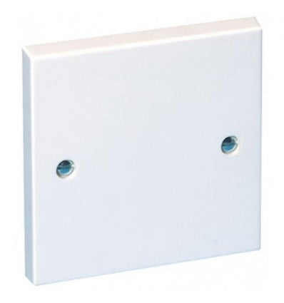Phx 1 Gang Blank Plate for unused sockets, durable cover by Keans Claremorris, protects and tidies wall outlets.