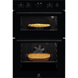 Electrolux Built In Double Oven Black with Self Clean Liners EDFDC46K