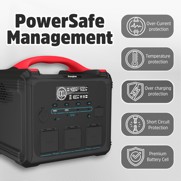 Energizer 1102.5Wh Power Station PPS1100W2F-UK portable energy source available at Keans Claremorris