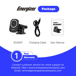 Energizer 15W Magnetic Qi Car Charger MagSafe