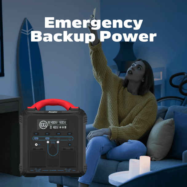 Energizer 550Wh Power Station PPS550W1F-UK portable battery pack for outdoor use, available at Keans Claremorris.