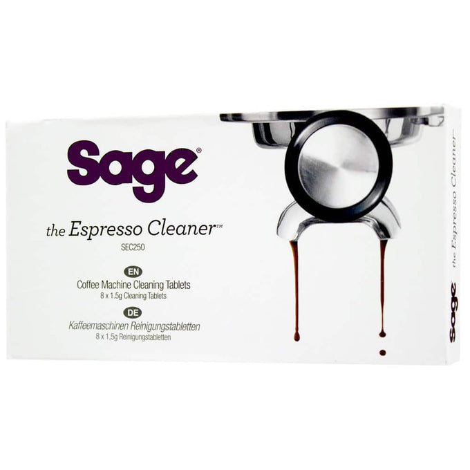 Sage Espresso Cleaner BEC250 8-pack tablets for all Sage machines, removes coffee oils, sold by Kean’s Claremorris. – online