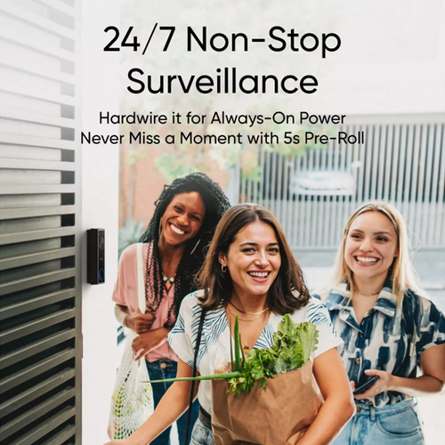 Eufy 2K Video Doorbell C31 with SD Card for clear home security video - available at Keans Claremorris