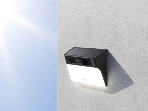 Eufy Solar Wall Light Camera S120 with motion detection and solar power | Available at Keans Claremorris