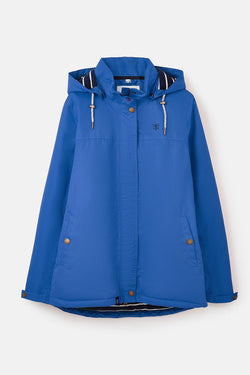 Eva Ladies Coat in Deep Indigo, stylish and warm outerwear by Keans Claremorris, perfect for cool weather.