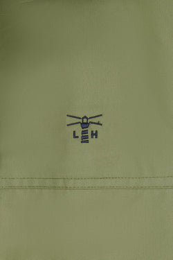 Eva Long Ladies Coat in Olive Green, stylish and warm outerwear from Keans Claremorris.