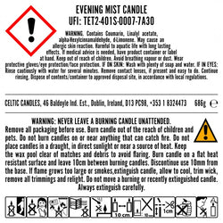 Lumiere Range - Single Wick 34cl Candle - Misty (Brumeux)