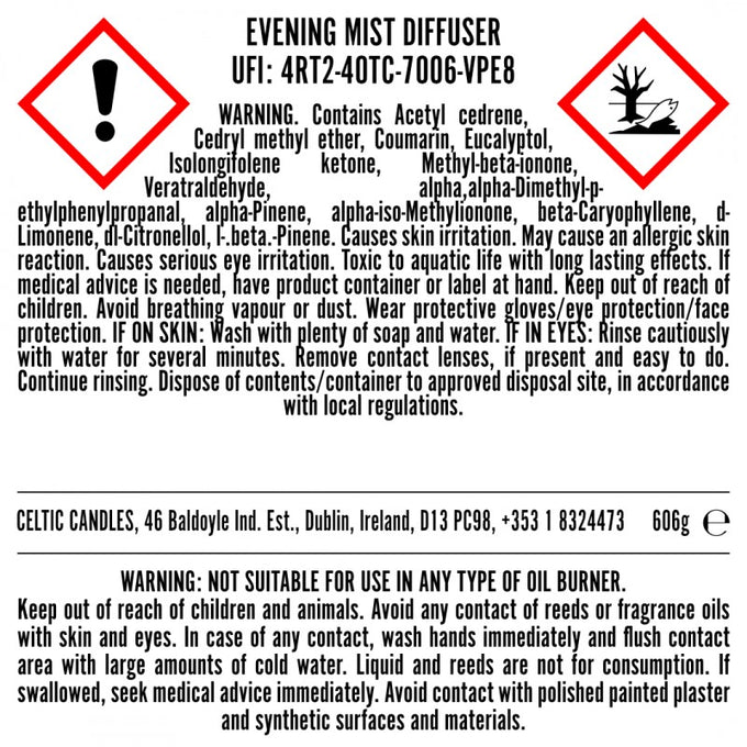 Lumiere Range - 250ml Diffuser - Misty (Brumeux) - Image 3