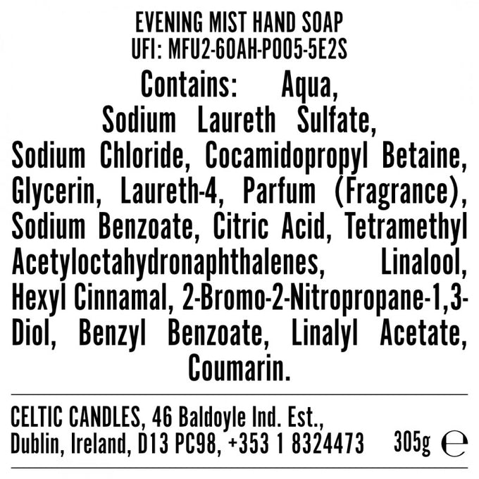 Lumiere Range - 250ml Natural Soap Misty (Brumeux) - Image 3