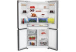 Load image into Gallery viewer, Blomberg KQD114VPX 90.8cm Dual Cooling American Style Fridge Freezer - Brushed Steel

