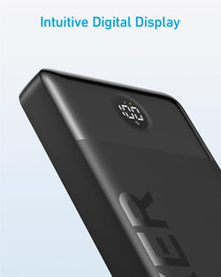 Anker Power Bank PowerCore 20K II 12W Black portable charger, high-capacity battery, available at Keans Claremorris