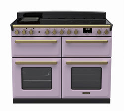 Rangemaster Induction Estel Deluxe 110cm Slow Cook Oven Antique Brass Trim