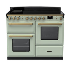 Rangemaster Induction Estel Deluxe 110cm Antique Brass Trim