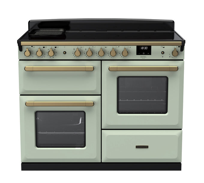 Rangemaster Induction Estel Deluxe 110cm Antique Brass Trim - Image 7