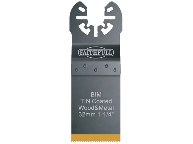 Flush Cut Tin Coated Blade Bi-Metal 32mm