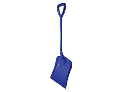 Blue plastic shovel for gardening and digging, durable and lightweight - available at Keans Claremorris.