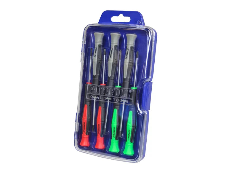 Precision Screwdriver Set 7-piece with various tips for electronics repair, from Keans Claremorris store.