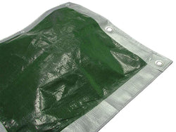 Tarpaulin Green/Silver 5.4 x 3.6m - KeansClaremorris