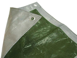Tarpaulin Green/Silver 5.4 x 3.6m - KeansClaremorris
