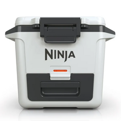 Ninja FrostVault 28L white hard cooler with Dry Zone, 5-day ice retention, durable, easy access – available at Keans