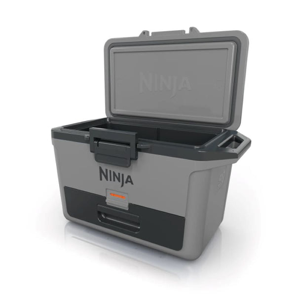 Ninja FrostVault 47L Hard Cooler in Slate Grey with FrostVault Dry Zone, 5-day ice retention, durable design – Keans
