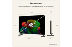 LG AI B6 48" OLED AI 4K HDR Smart Tv 2026| OLED48B65LA.AEI