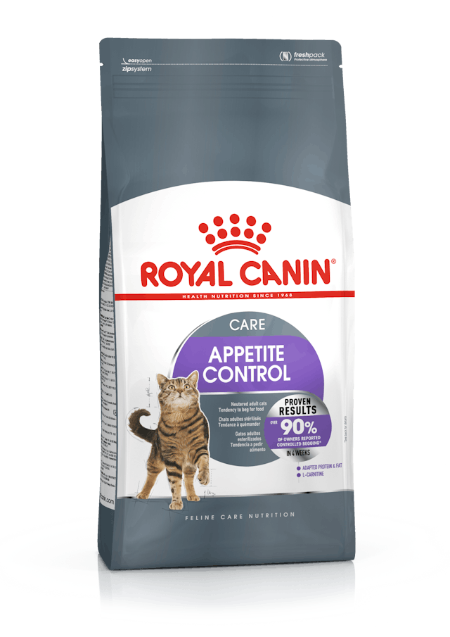 Royal Canin Appetite Control Care Cat Food 3.5kg for weight management and hunger control – available at Keans Claremorris