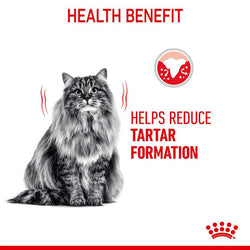 Royal Canin Oral Care Cat Food 1.5kg pack for dental health, available at Keans Claremorris.