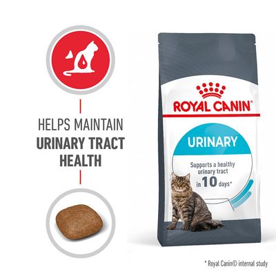Royal Canin Urinary Care Adult Cat Food 4kg bag available at Keans Claremorris